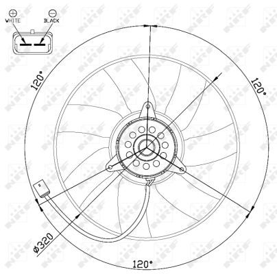 Ventilateur, refroidissement du moteur