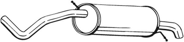 Tłumik końcowy BOSAL 278-233