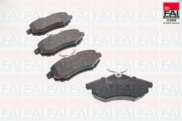 Zestaw klocków hamulcowych, hamulce tarczowe FAI AUTOPARTS BP442