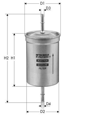 Filtr paliwa TECNECO FILTERS IN88