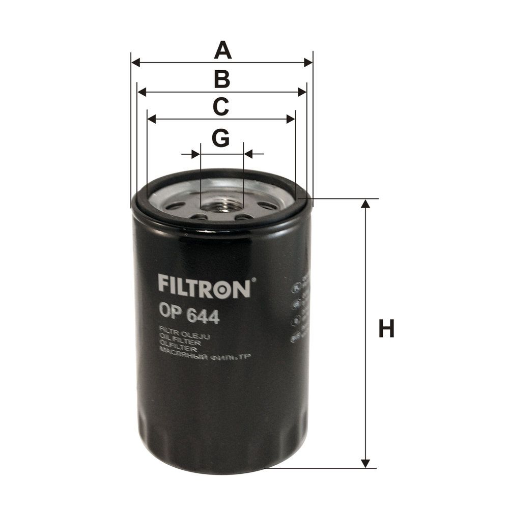 Levně Olejový filtr FILTRON OP 644