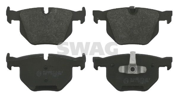 Levně Sada brzdových destiček, kotoučová brzda SWAG 20 91 6587