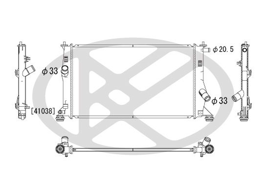 Radiator, racire motor KOYORAD PL061913R