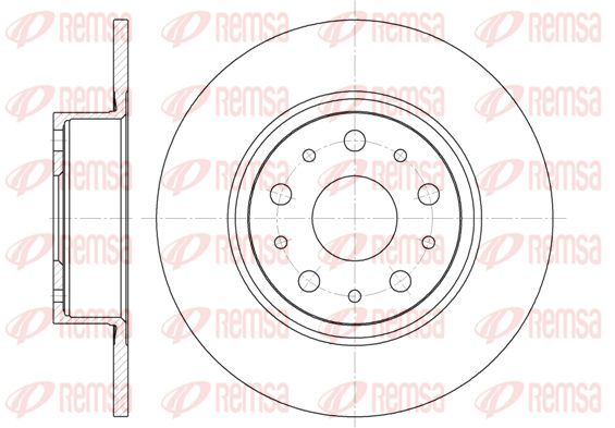 Tarcza hamulcowa KAWE 6457 00