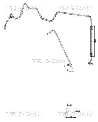 conducta presiune variabila,aer conditionat TRISCAN 9010 29099
