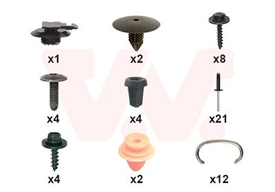 Set montaj, bara protectie VAN WEZEL 1528794