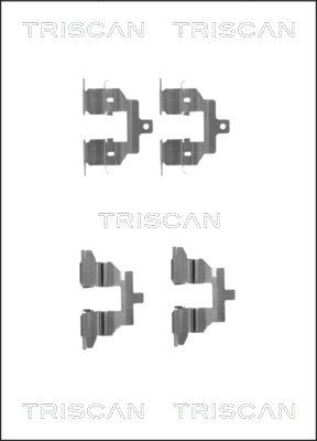 Zestaw akcesoriów, klocki hamulcowe TRISCAN 8105 141602