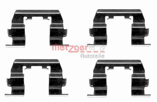 Set accesorii, placute frana METZGER 109-1669