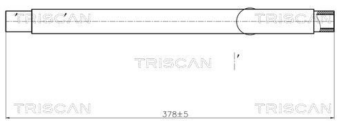 Wąż hydrauliczny, system kierowania TRISCAN 851611008