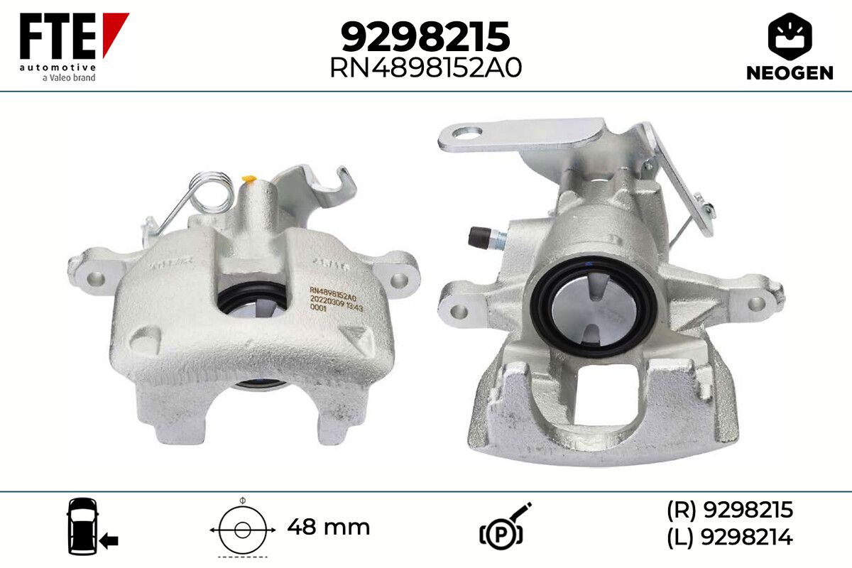 Etrier frana FTE NEOGEN 9298215