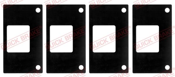 Folia tłumiąca dźwięki, klocek hamulcowy (tylna płytka) QUICK BRAKE W1217