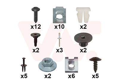 Set montaj, bara protectie VAN WEZEL 1607794