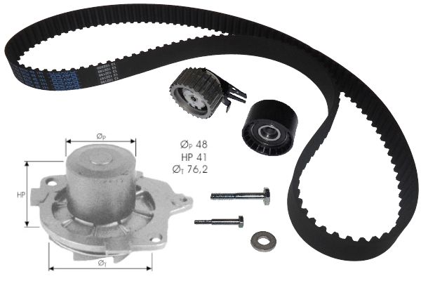 Pompe à eau + kit de courroie crantée
