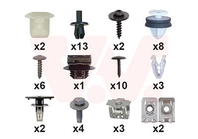 Set montaj, bara protectie VAN WEZEL 3807794