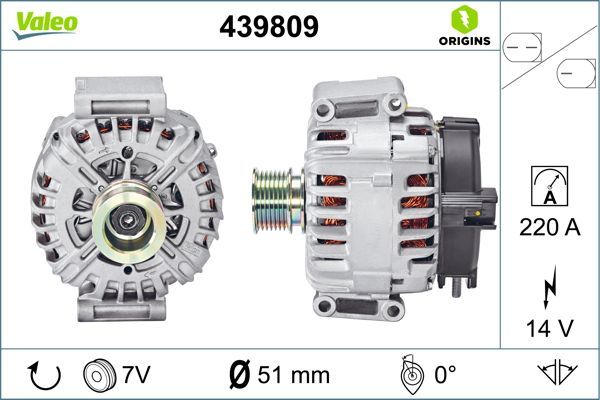 Alternator VALEO 439809