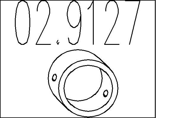 Dystans gumowy, tłumik MTS 02.9127