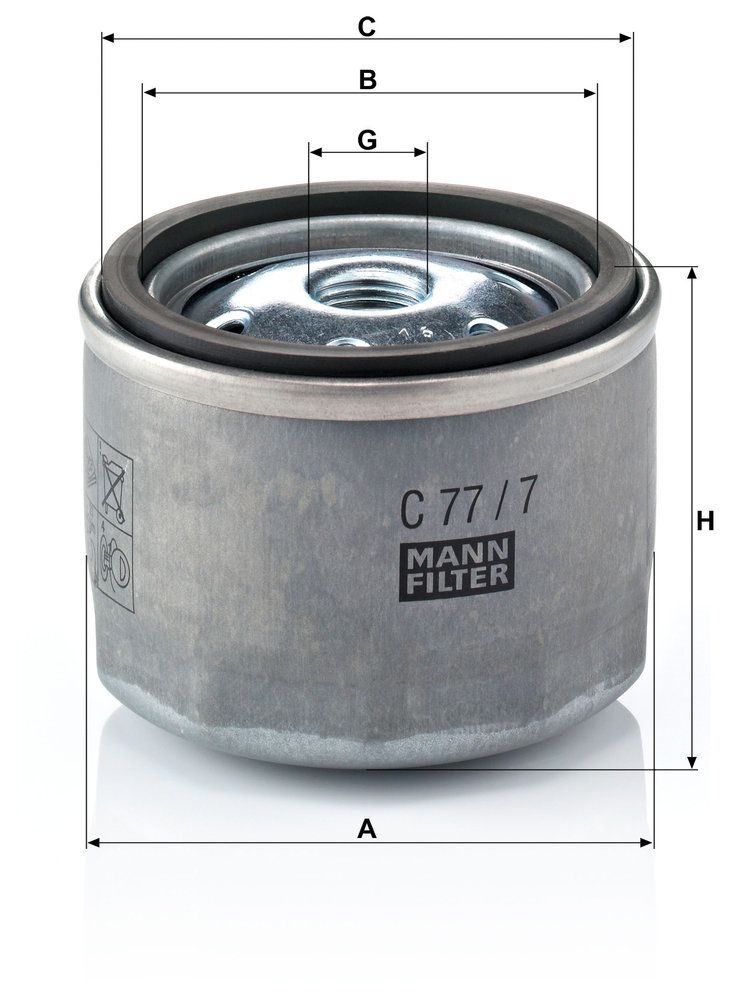 Levně Vzduchový filtr MANN-FILTER C 77/7
