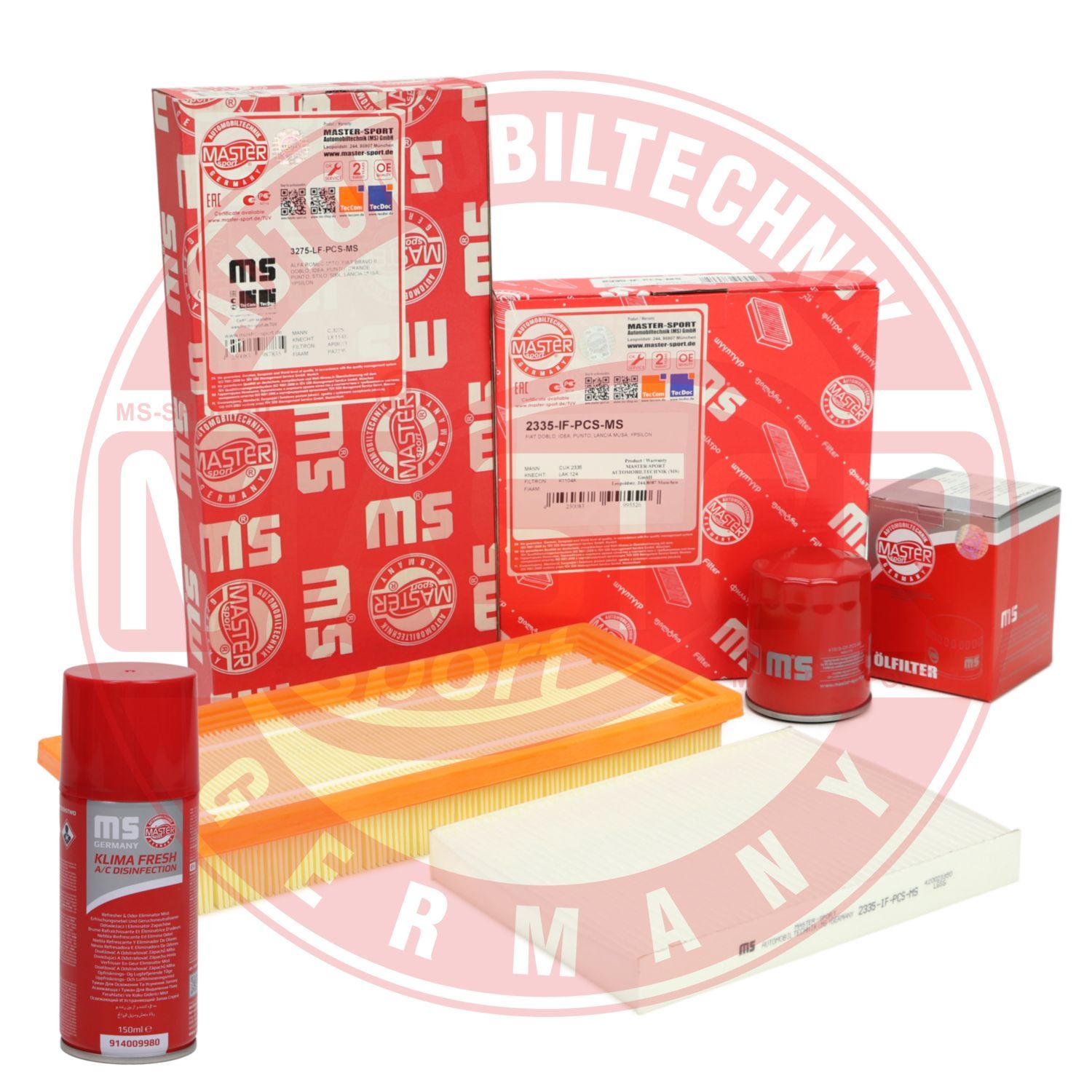 E-shop Filter - Sada MASTER-SPORT GERMANY 450001052P
