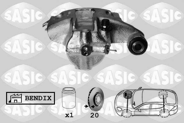 Zacisk hamulca SASIC SCA0083