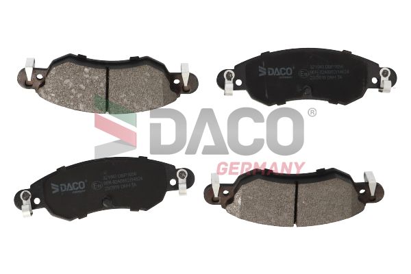 Zestaw klocków hamulcowych, hamulce tarczowe DACO GERMANY 321943