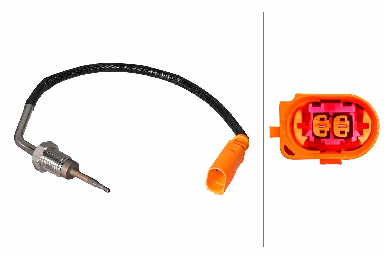 Senzor, temperatura gaze evacuare HELLA 6PT 358 226-551