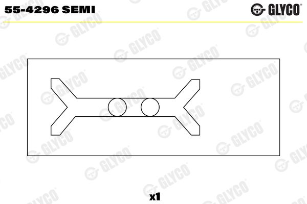 cuzinet, arbore GLYCO 55-4296 SEMI