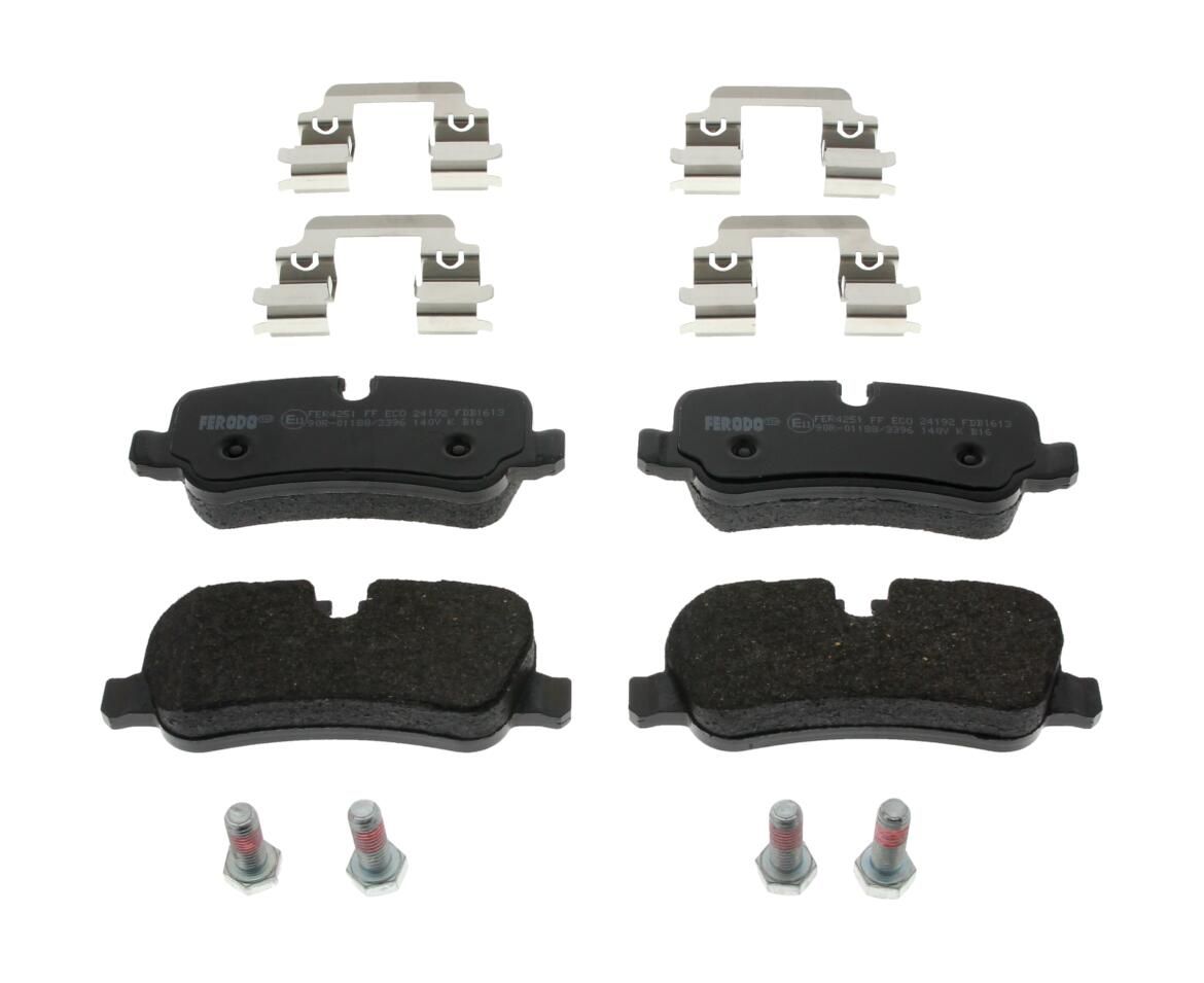 set placute frana,frana disc FERODO PREMIER ECO FRICTION FDB1613