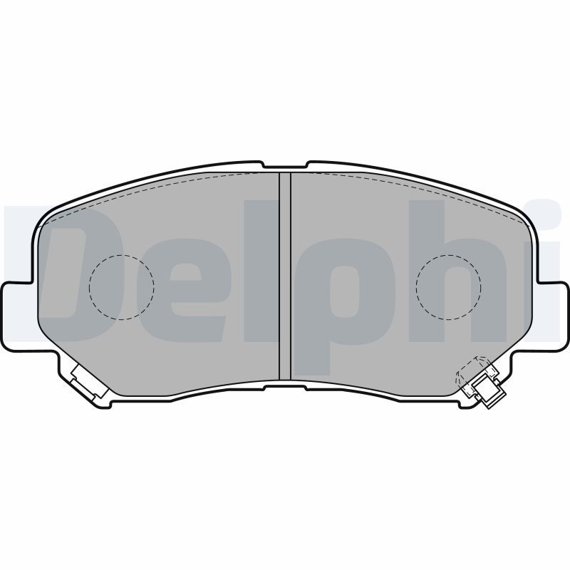 Sada brzdových platničiek kotúčovej brzdy DELPHI LP2481