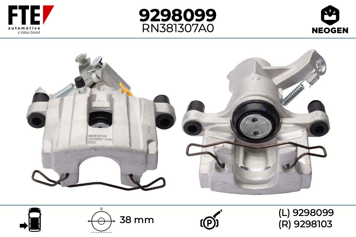Etrier frana FTE NEOGEN 9298099