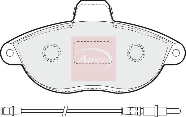 Apec - Front Brake Pad Set