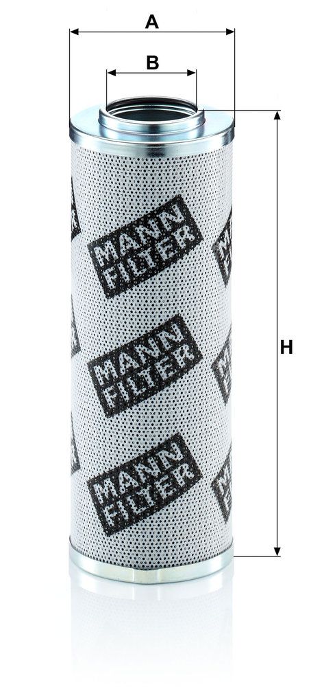 Levně Filtr, pracovní hydraulika MANN-FILTER HD 8002
