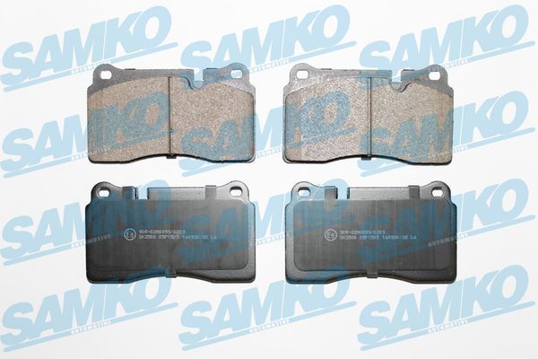 Sada brzdových destiček, kotoučová brzda SAMKO 5SP1505