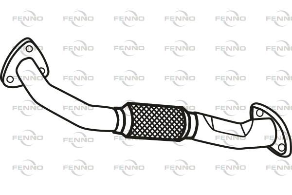 Rura wydechowa FENNO P2125