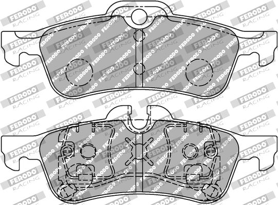 Zestaw klocków hamulcowych, hamulce tarczowe FERODO RACING FCP1676H