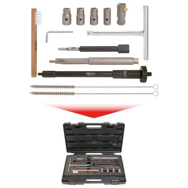 Set scule intretinere/freze scaun injector CR KS TOOLS 152.1170