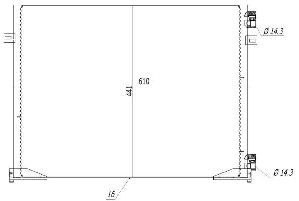 Condensator, climatizare MTR 13054843