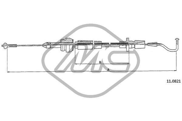 Linka gazu METALCAUCHO 83827