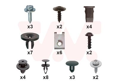 Set montaj, bara protectie VAN WEZEL 1807794