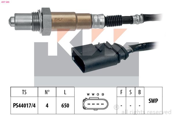 Sonda lambda KW 497 585
