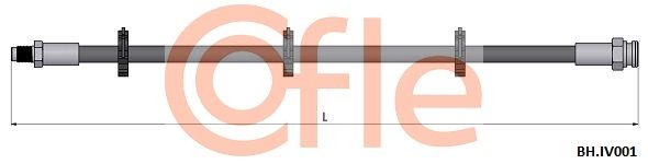 Przewód hamulcowy elastyczny COFLE 92.BH.IV011