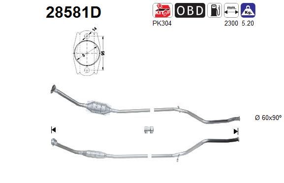Katalizator AS 28581D
