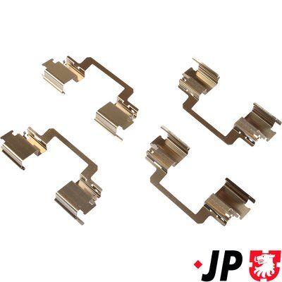 Set accesorii, placute frana JP Group 1364005010