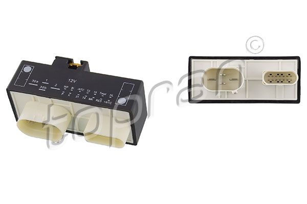 Unitate comanda, ventilator electric (racire motor) TOPRAN 110 825