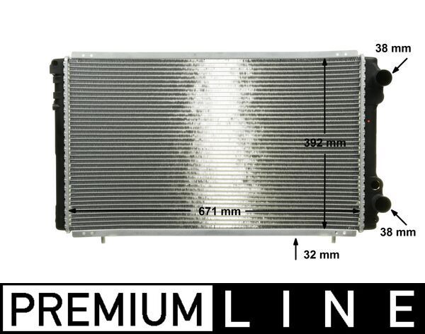 Chłodnica, układ chłodzenia silnika MAHLE CR 474 000P