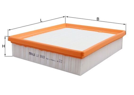 Filtr powietrza KNECHT LX 5083