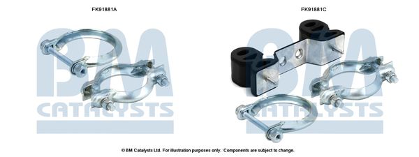 Zestaw montażowy, katalizator BM CATALYSTS FK91881