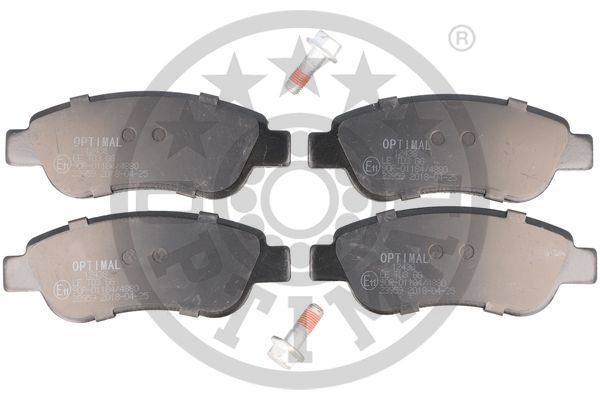 Zestaw klocków hamulcowych, hamulce tarczowe OPTIMAL BP-12438