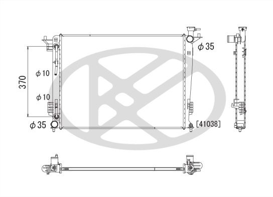 Radiator, racire motor KOYORAD PL812502