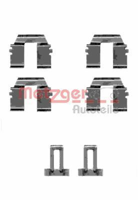 Set accesorii, placute frana METZGER 109-1233