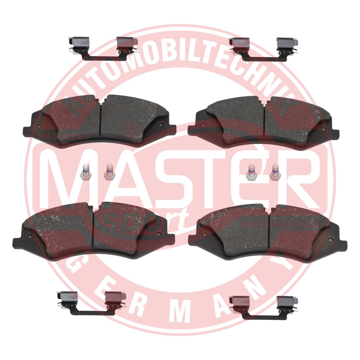 Zestaw klocków hamulcowych, hamulce tarczowe MASTER-SPORT GERMANY 13046027622N-SET-MS